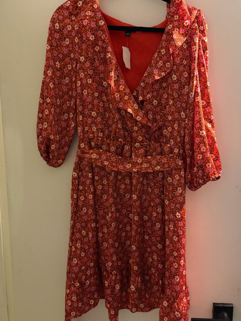 Ann Taylor NWT Coral Floral Dress